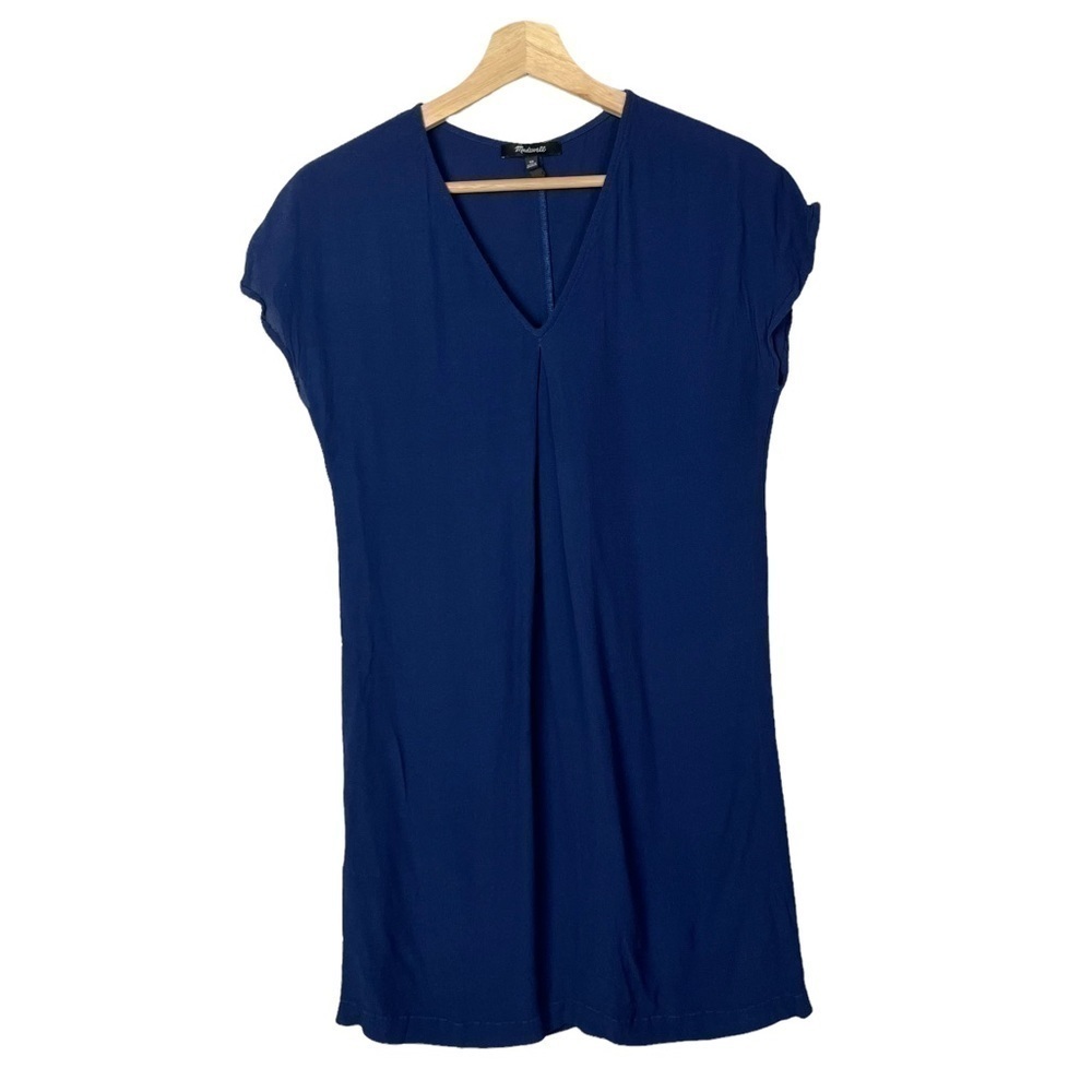 Madewell Navy Blue Moment Shift Mini Dress XS